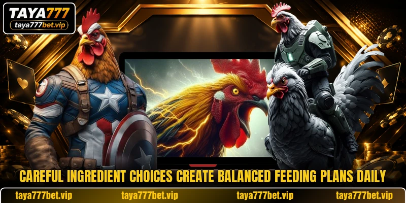 Careful ingredient choices create balanced feeding plans daily Careful ingredient choices create balanced feeding plans daily