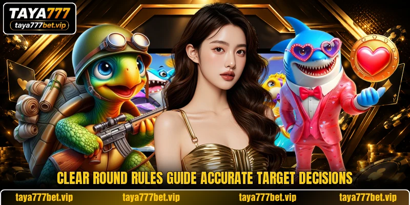 Clear round rules guide accurate target decisions Clear round rules guide accurate target decisions