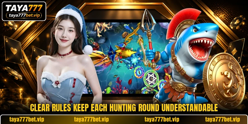 Clear rules keep each hunting round understandable