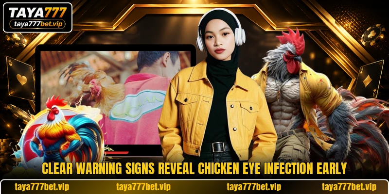 Clear warning signs reveal Chicken Eye Infection early