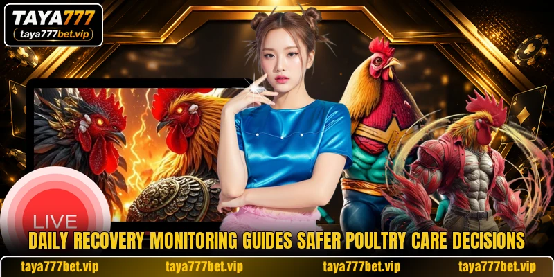 Daily recovery monitoring guides safer poultry care decisions Daily recovery monitoring guides safer poultry care decisions