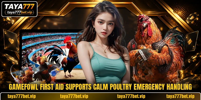 Gamefowl First Aid supports calm poultry emergency handling Gamefowl First Aid supports calm poultry emergency handling