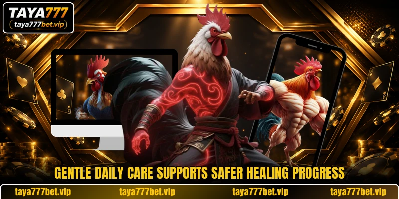 Gentle daily care supports safer healing progress