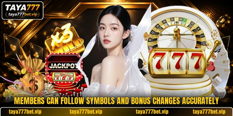 Members can follow symbols and bonus changes accurately