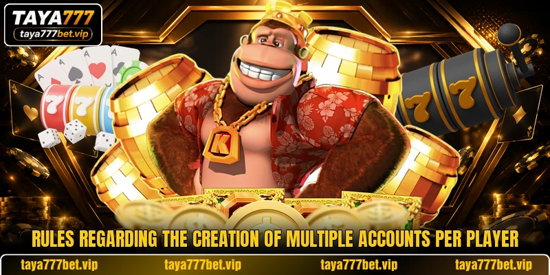 Rules regarding the creation of multiple accounts per player