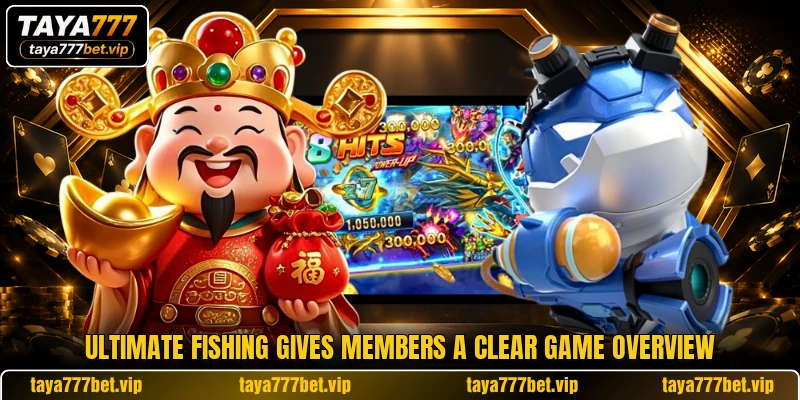 Ultimate Fishing gives members a clear game overview